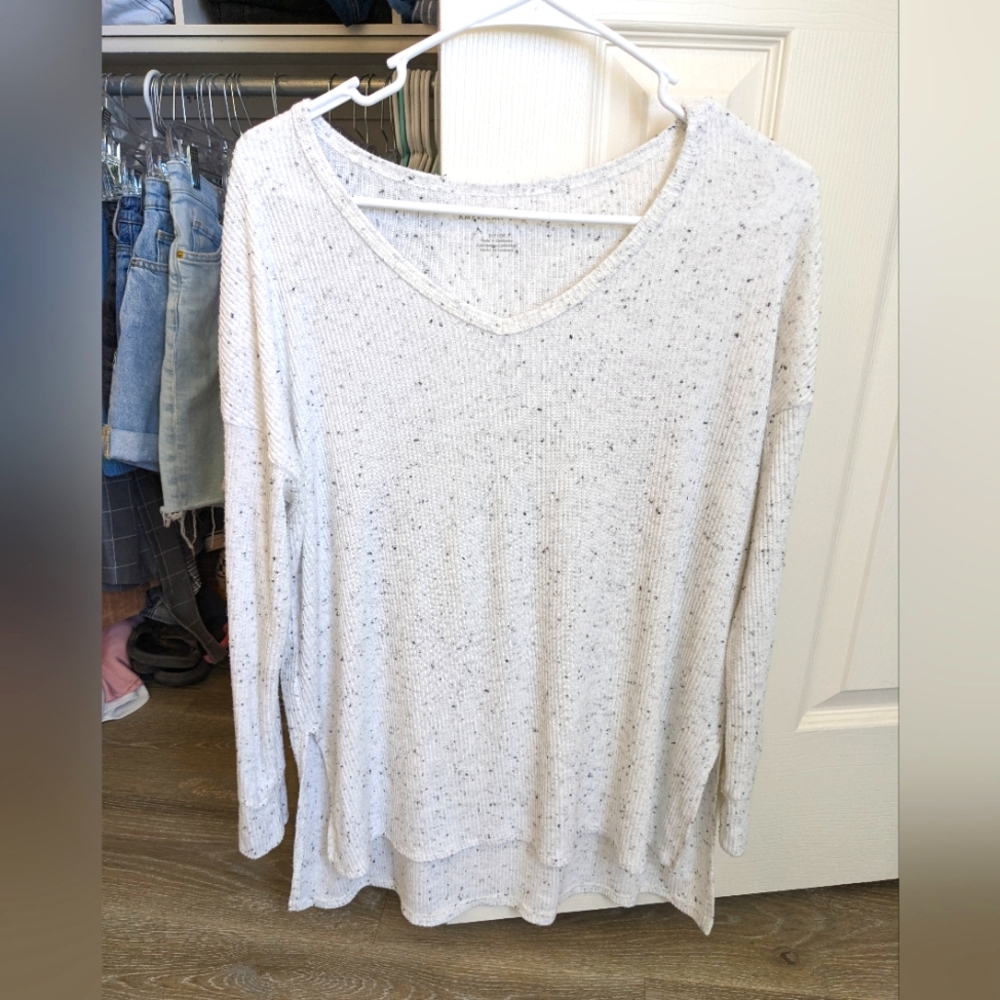 Long speckled leggings tee